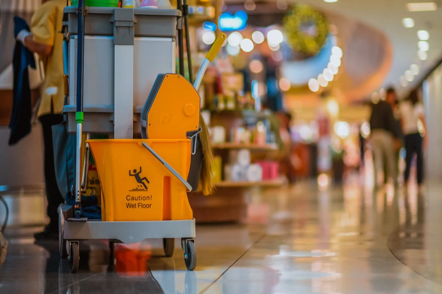 limpieza de centros comerciales